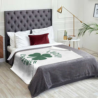 Funny Irish St Patricks Day Shamrock Throw Blanket Lucky Charmer