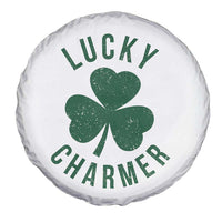 Funny Irish St Patricks Day Shamrock Spare Tire Cover Lucky Charmer