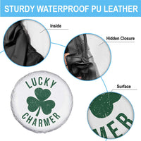 Funny Irish St Patricks Day Shamrock Spare Tire Cover Lucky Charmer
