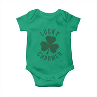 Funny Irish St Patricks Day Shamrock Baby Onesie Lucky Charmer
