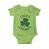 Funny Irish St Patricks Day Shamrock Baby Onesie Lucky Charmer