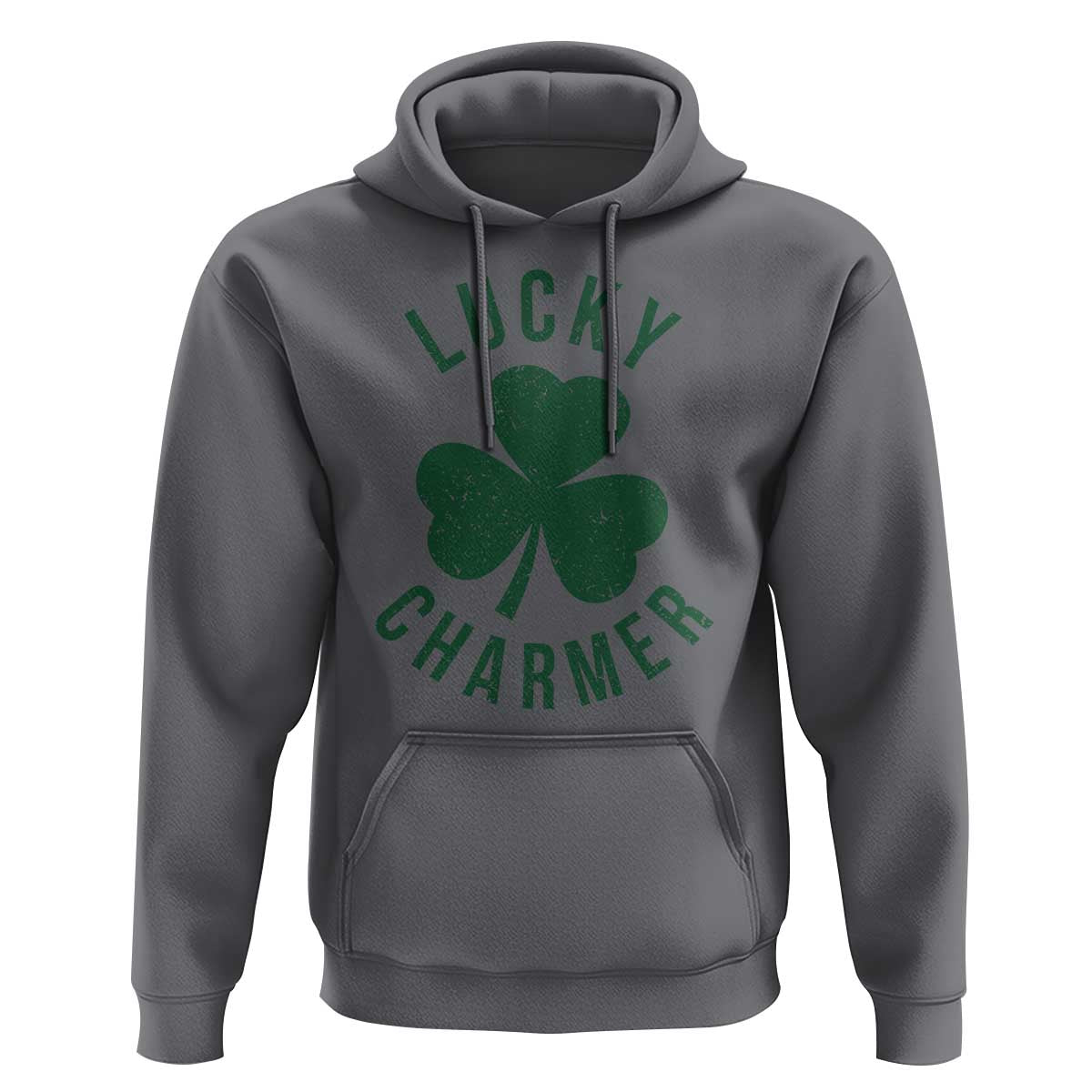 Funny Irish St Patricks Day Shamrock Hoodie Lucky Charmer