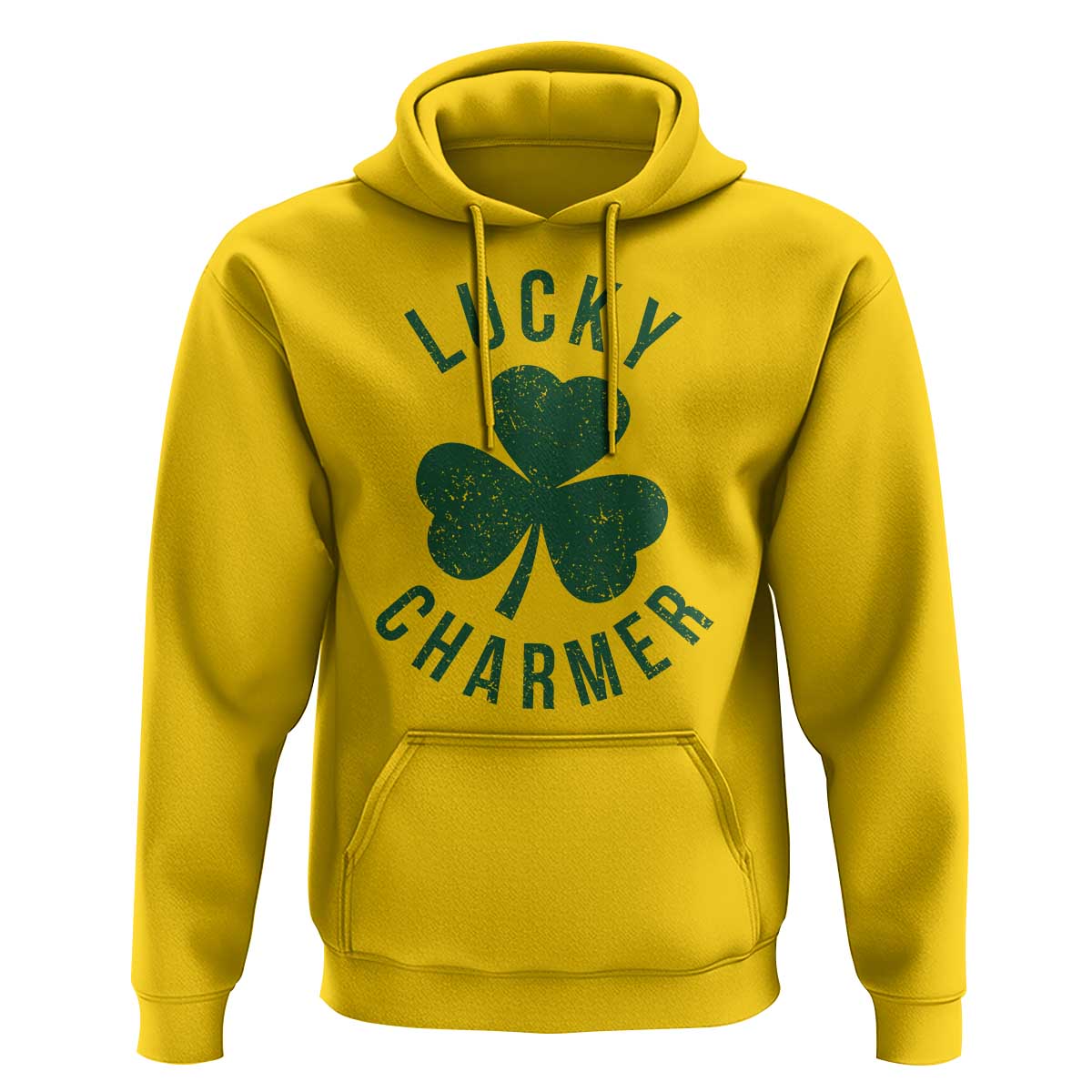 Funny Irish St Patricks Day Shamrock Hoodie Lucky Charmer
