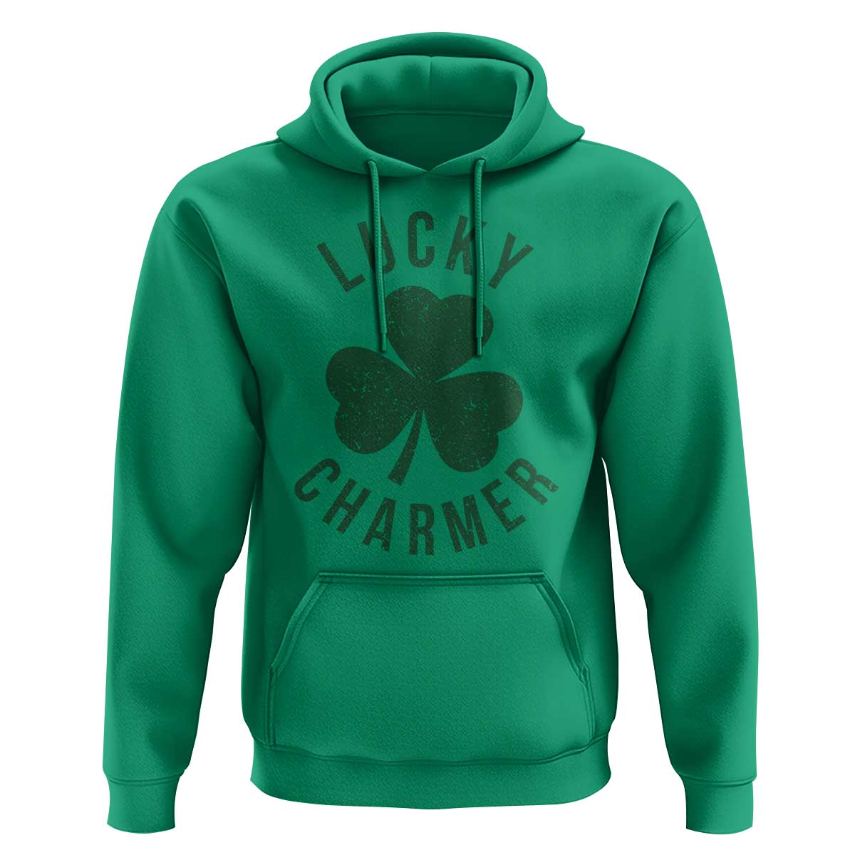 Funny Irish St Patricks Day Shamrock Hoodie Lucky Charmer