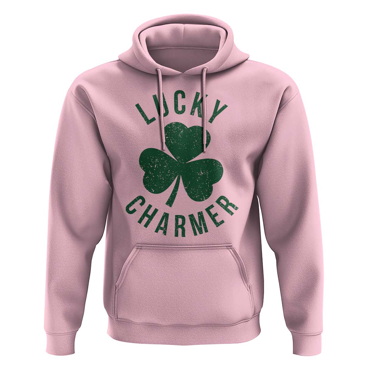 Funny Irish St Patricks Day Shamrock Hoodie Lucky Charmer