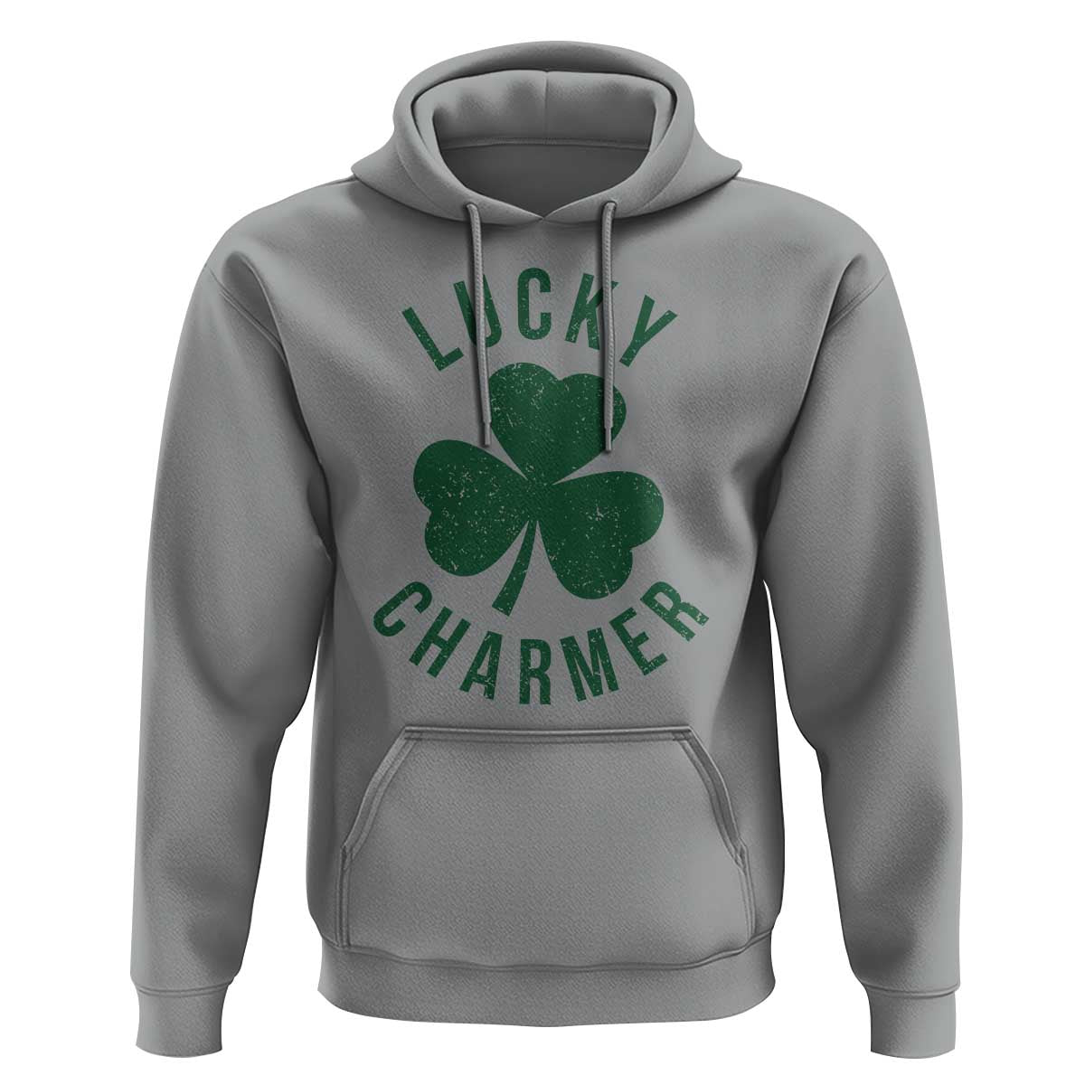 Funny Irish St Patricks Day Shamrock Hoodie Lucky Charmer