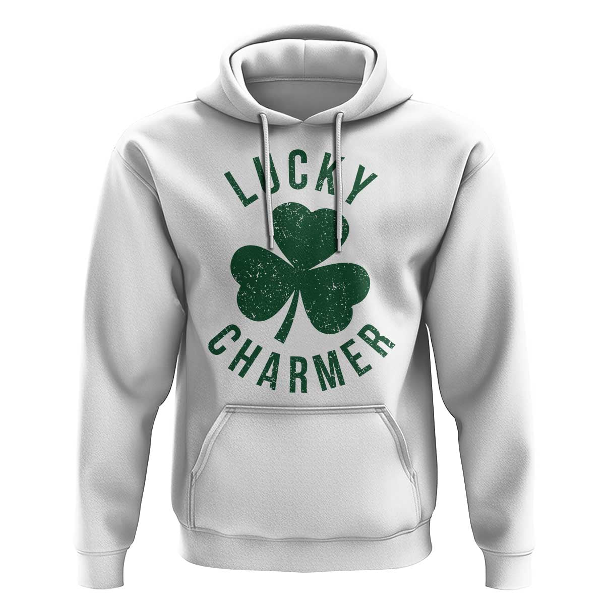 Funny Irish St Patricks Day Shamrock Hoodie Lucky Charmer