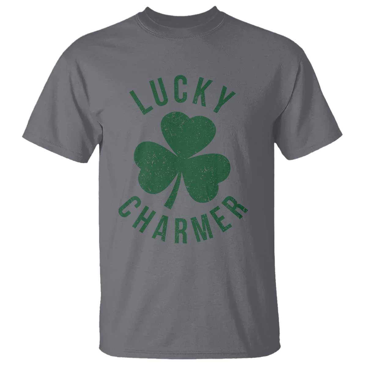 Funny Irish St Patricks Day Shamrock T Shirt Lucky Charmer