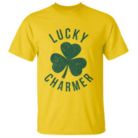 Funny Irish St Patricks Day Shamrock T Shirt Lucky Charmer