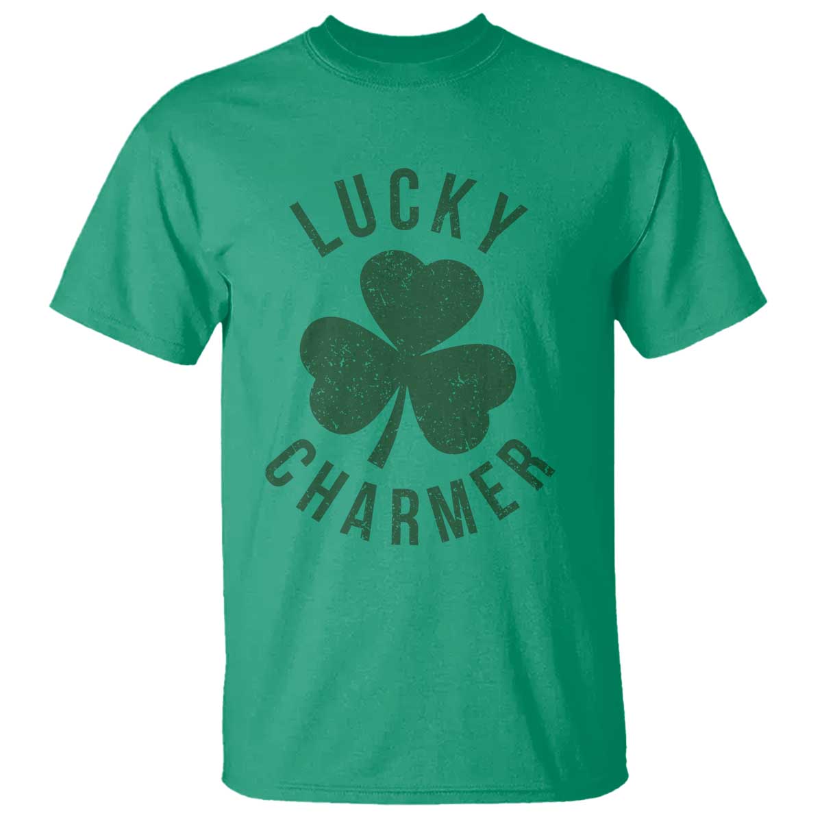 Funny Irish St Patricks Day Shamrock T Shirt Lucky Charmer