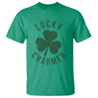 Funny Irish St Patricks Day Shamrock T Shirt Lucky Charmer
