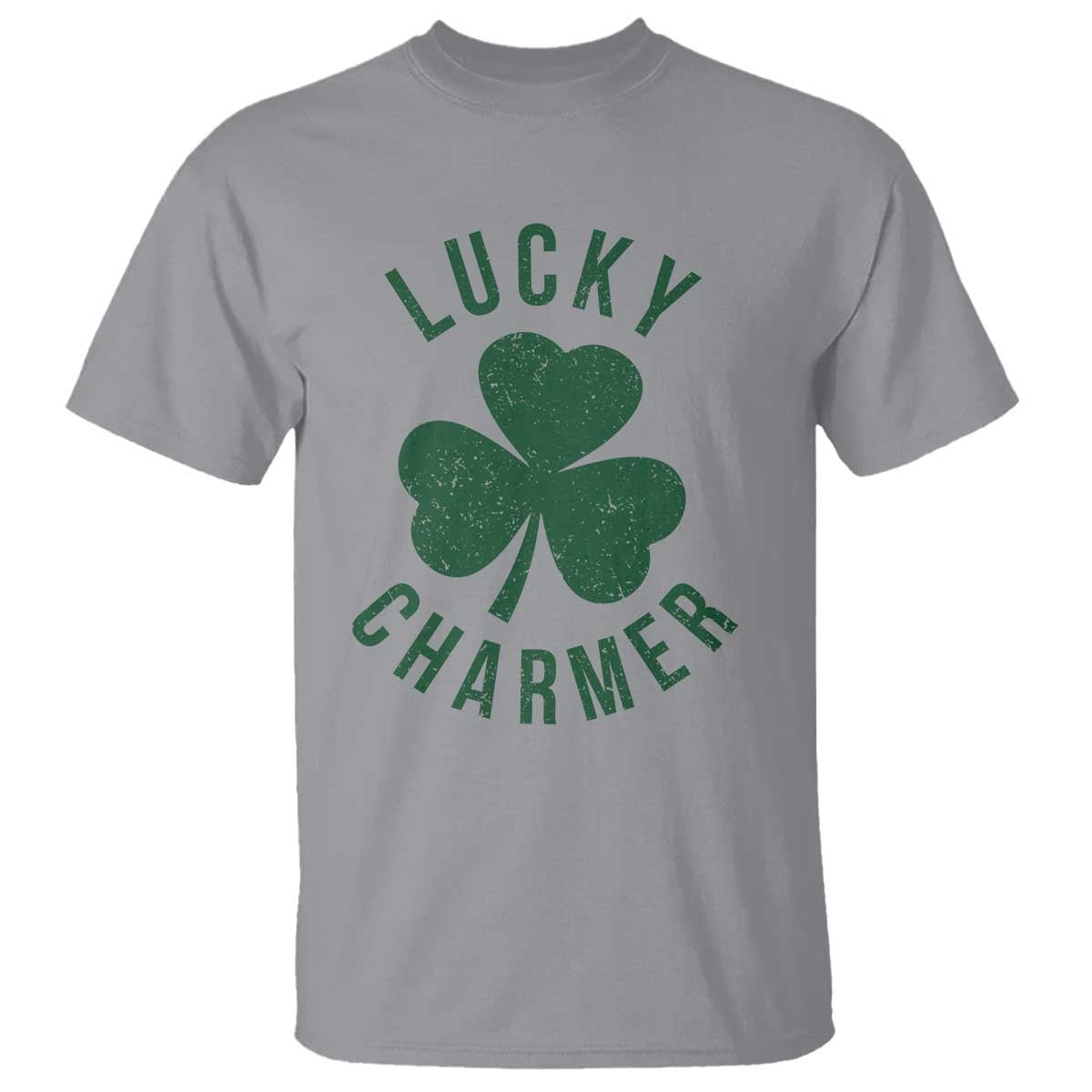Funny Irish St Patricks Day Shamrock T Shirt Lucky Charmer