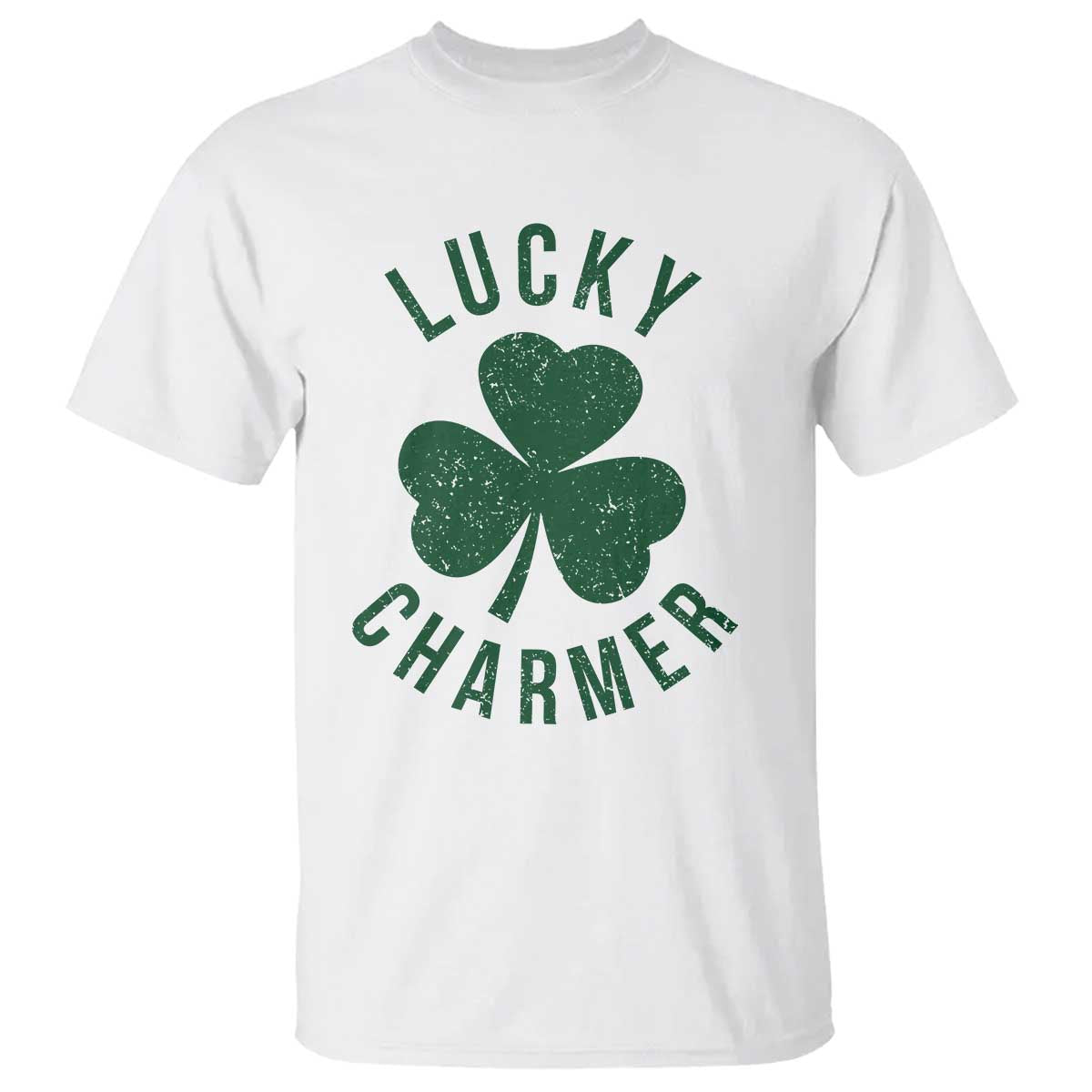 Funny Irish St Patricks Day Shamrock T Shirt Lucky Charmer