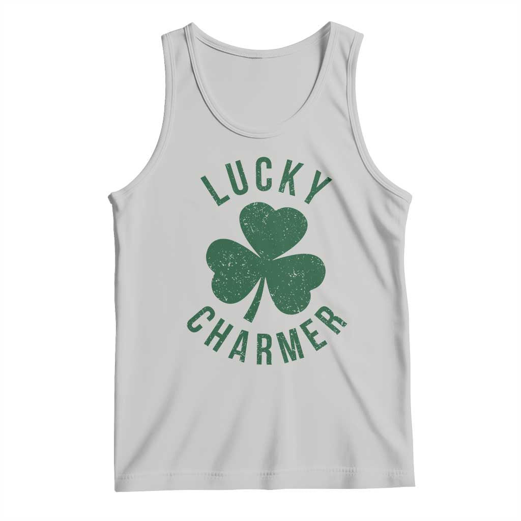 Funny Irish St Patricks Day Shamrock Tank Top Lucky Charmer