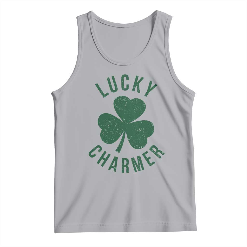 Funny Irish St Patricks Day Shamrock Tank Top Lucky Charmer