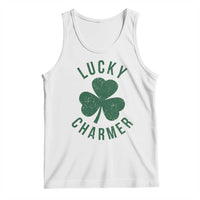 Funny Irish St Patricks Day Shamrock Tank Top Lucky Charmer
