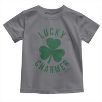 Funny Irish St Patricks Day Shamrock Toddler T Shirt Lucky Charmer