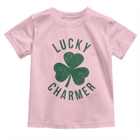 Funny Irish St Patricks Day Shamrock Toddler T Shirt Lucky Charmer
