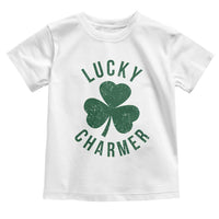 Funny Irish St Patricks Day Shamrock Toddler T Shirt Lucky Charmer