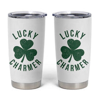 Funny Irish St Patricks Day Shamrock Tumbler Cup Lucky Charmer