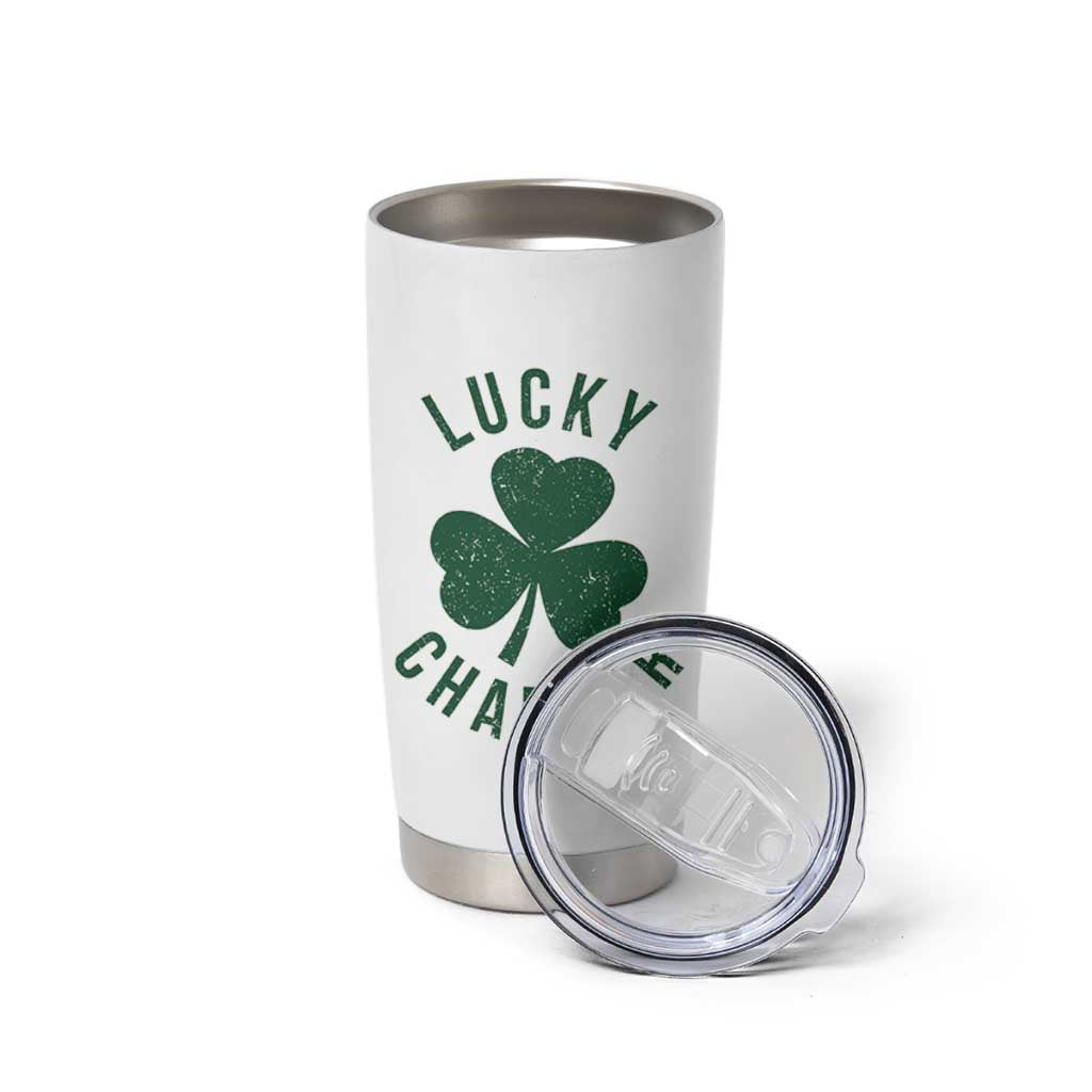 Funny Irish St Patricks Day Shamrock Tumbler Cup Lucky Charmer