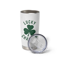 Funny Irish St Patricks Day Shamrock Tumbler Cup Lucky Charmer