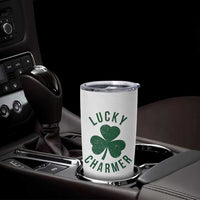 Funny Irish St Patricks Day Shamrock Tumbler Cup Lucky Charmer