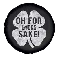 Funny Irish St Patricks Day Shamrock Spare Tire Cover Oh For Lucks Sake