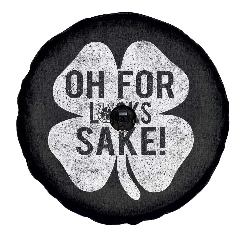 Funny Irish St Patricks Day Shamrock Spare Tire Cover Oh For Lucks Sake