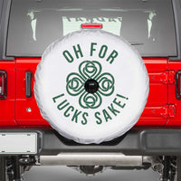 Funny St Patricks Day Spare Tire Cover Oh For Lucks Sake Irish Celtic Shamrock