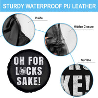 Funny Irish St Patricks Day Spare Tire Cover Oh For Lucks Sake Shamrock