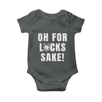 Funny Irish St Patricks Day Baby Onesie Oh For Lucks Sake Shamrock