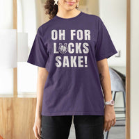 Funny Irish St Patricks Day T Shirt For Women Oh For Lucks Sake Shamrock
