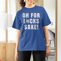 Funny Irish St Patricks Day T Shirt For Women Oh For Lucks Sake Shamrock