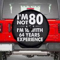 80th Birthday Spare Tire Cover Funny Saying Retro Vintage 80 Year Old Gift