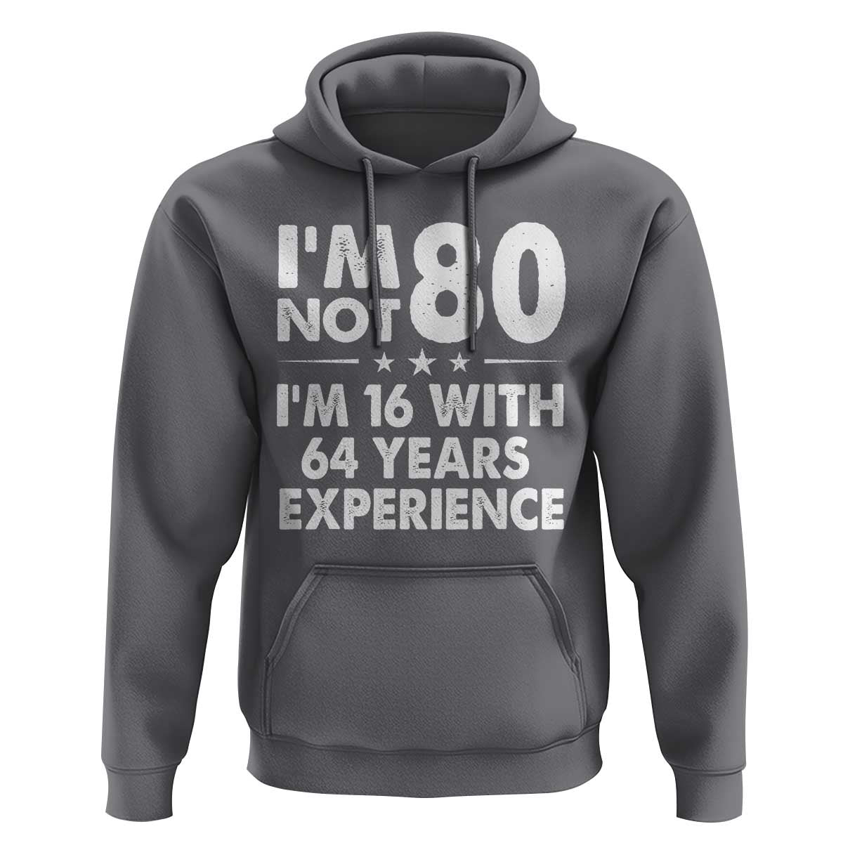 80th Birthday Hoodie Funny Saying Retro Vintage 80 Year Old Gift