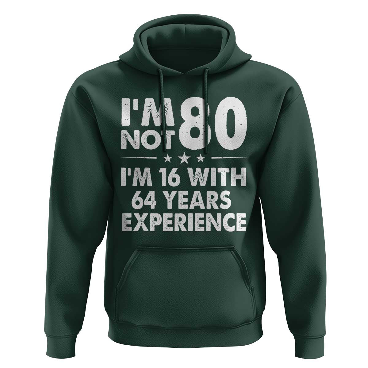 80th Birthday Hoodie Funny Saying Retro Vintage 80 Year Old Gift