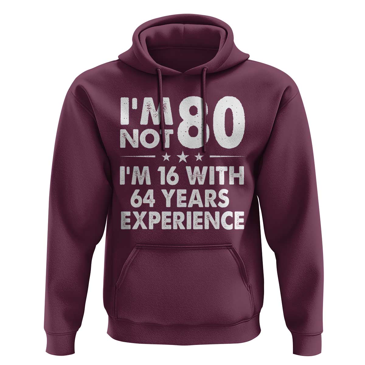 80th Birthday Hoodie Funny Saying Retro Vintage 80 Year Old Gift
