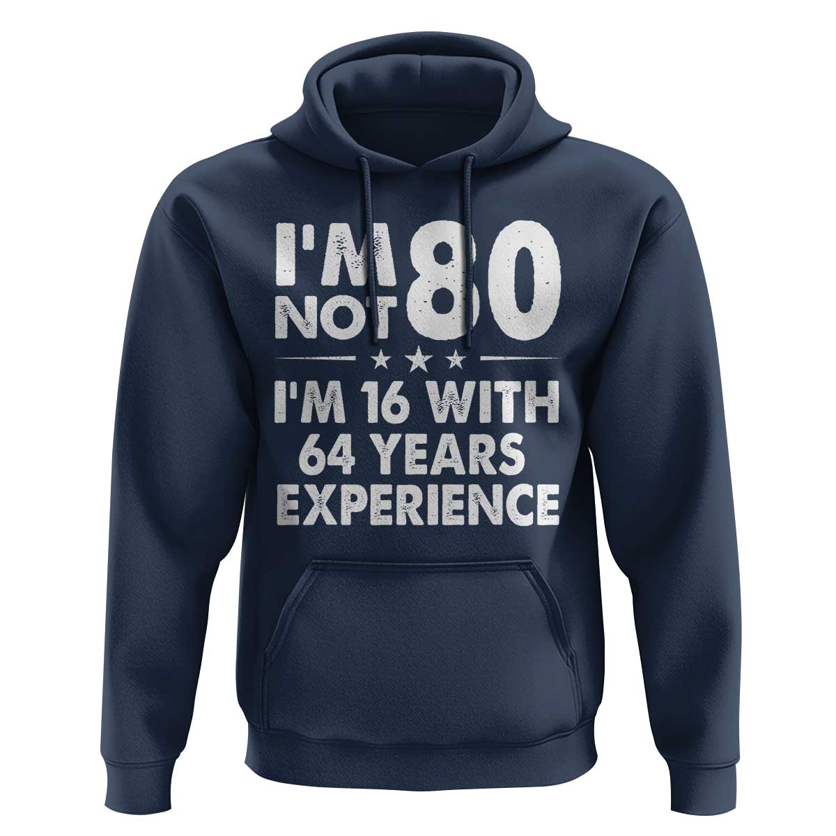 80th Birthday Hoodie Funny Saying Retro Vintage 80 Year Old Gift