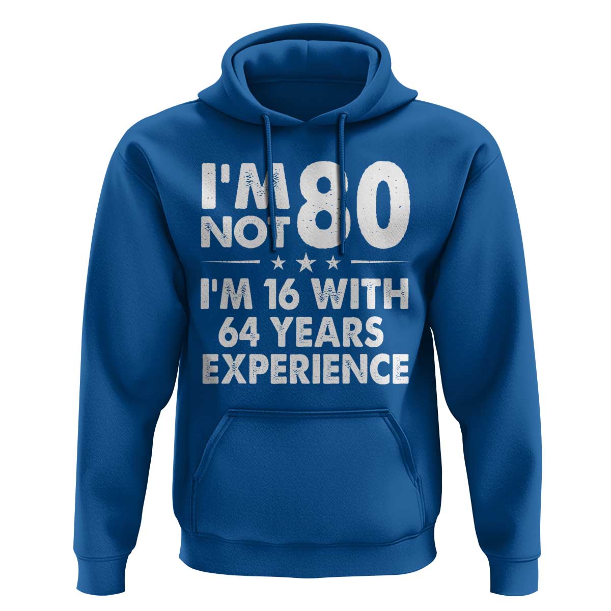 80th Birthday Hoodie Funny Saying Retro Vintage 80 Year Old Gift