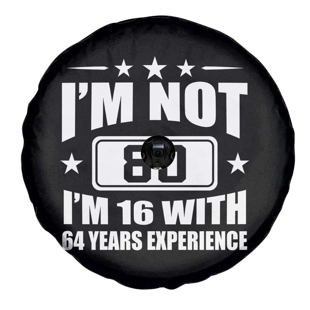 80th Birthday Spare Tire Cover Funny Saying 80 Year Old Gift
