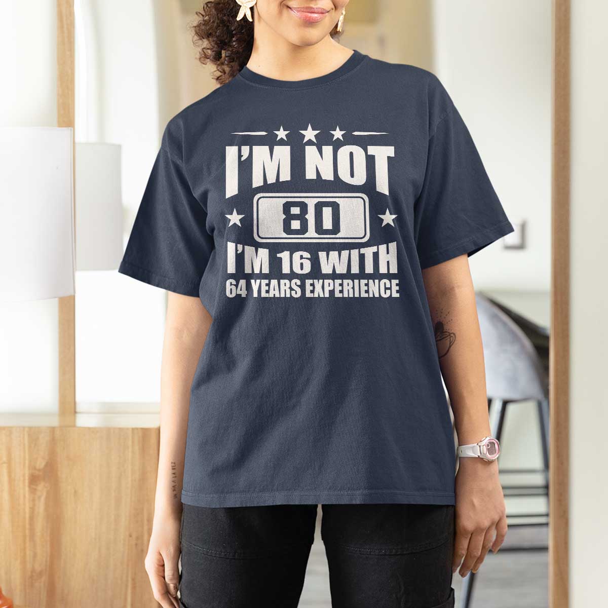 80th Birthday T Shirt For Women Funny Saying 80 Year Old Gift