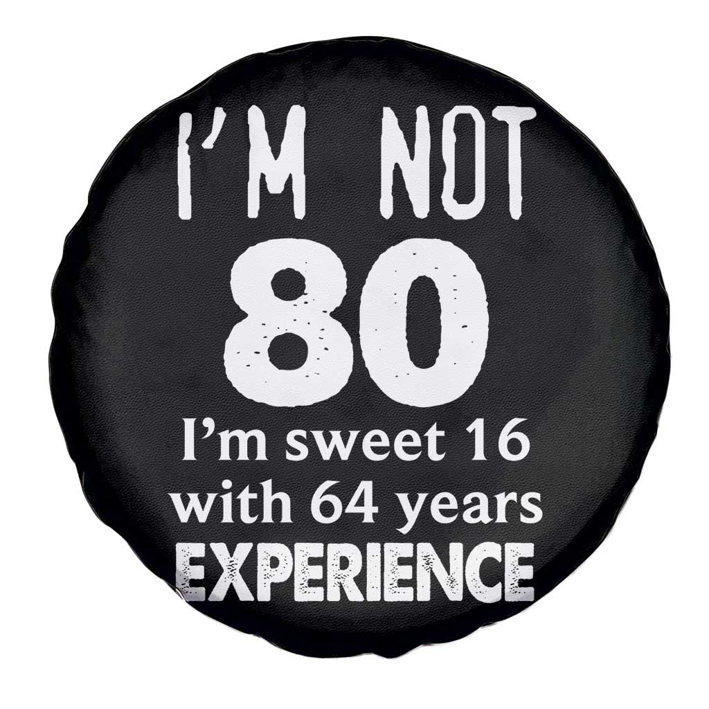 80th Birthday Spare Tire Cover Funny 80 Year Old Gift