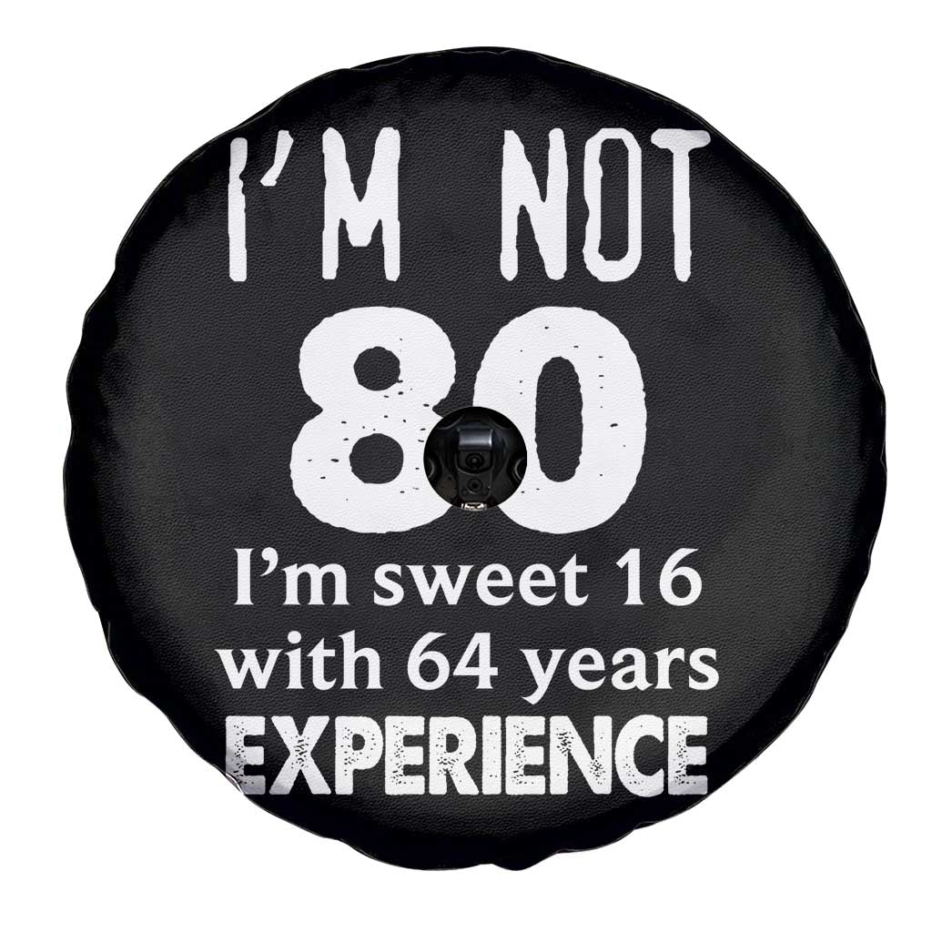 80th Birthday Spare Tire Cover Funny 80 Year Old Gift