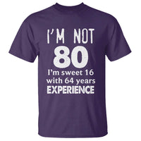 80th Birthday T Shirt Funny 80 Year Old Gift