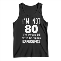 80th Birthday Tank Top Funny 80 Year Old Gift