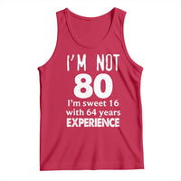 80th Birthday Tank Top Funny 80 Year Old Gift