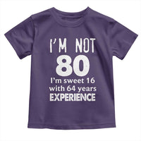 80th Birthday Toddler T Shirt Funny 80 Year Old Gift