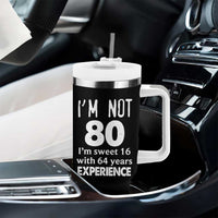80th Birthday Tumbler With Handle Funny 80 Year Old Gift