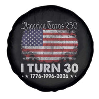 America Turns 250 I Turn 30 Spare Tire Cover Vintage 1996 30th Birthday 250th Anniversary USA 30 Year Old Gift